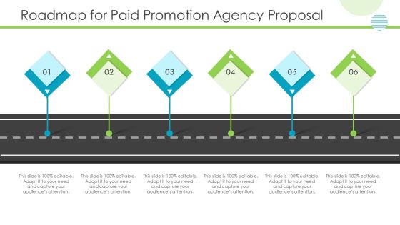 Roadmap For Paid Promotion Agency Proposal Demonstration PDF Roadmap For Paid Promotion Agency Proposal Demonstration PDF