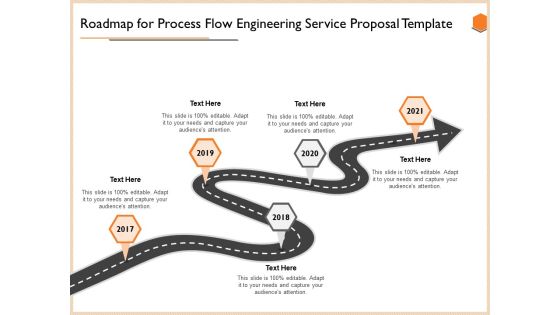 Roadmap For Process Flow Engineering Service Proposal Template Brochure PDF Roadmap For Process Flow Engineering Service Proposal Template Brochure PDF