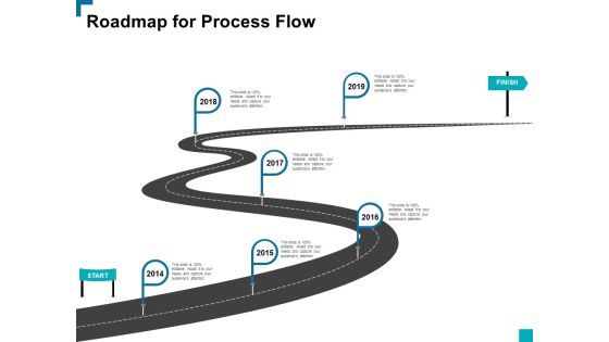 Roadmap For Process Flow Ppt PowerPoint Presentation Icon Elements