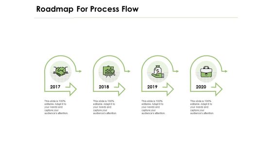 Roadmap For Process Flow Ppt PowerPoint Presentation Layouts Clipart Images