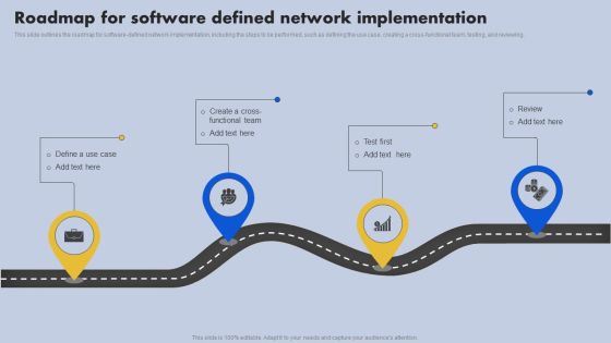 Roadmap For Software Defined Network Implementation Ppt File Vector PDF