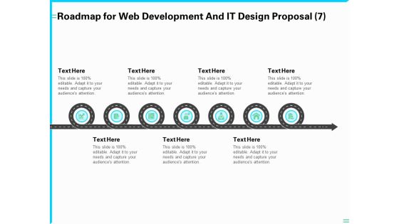 Roadmap For Web Development And IT Design Proposal Seven Process Ppt PowerPoint Presentation File Show PDF