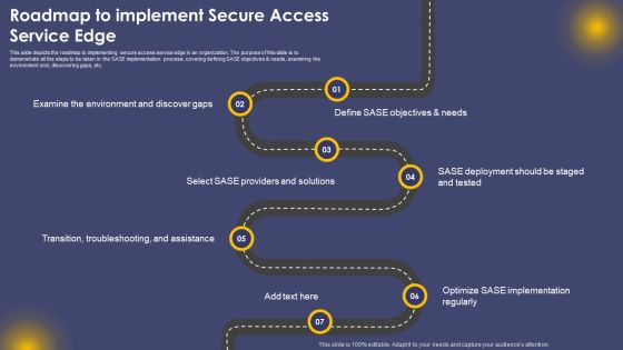 Roadmap To Implement Secure Access Service Edge Ppt Infographic Template Templates PDF Roadmap To Implement Secure Access Service Edge Ppt Infographic Template Templates PDF