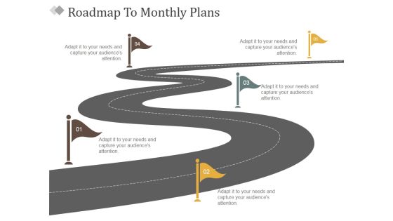 Roadmap To Monthly Plans Ppt PowerPoint Presentation Summary Objects Roadmap To Monthly Plans Ppt PowerPoint Presentation Summary Objects