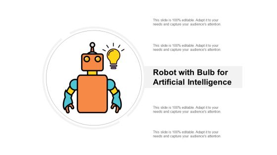 Robot With Bulb For Artificial Intelligence Ppt PowerPoint Presentation Show Backgrounds Robot With Bulb For Artificial Intelligence Ppt PowerPoint Presentation Show Backgrounds