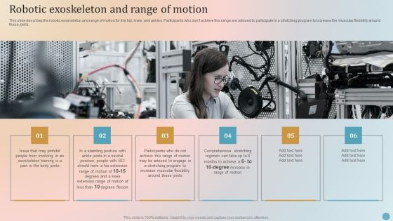Robotic Exoskeleton And Range Of Motion Clipart PDF Robotic Exoskeleton And Range Of Motion Clipart PDF