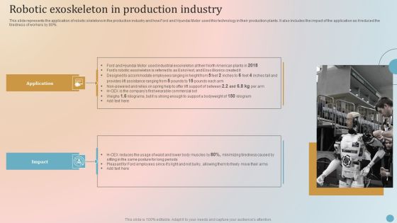 Robotic Exoskeleton In Production Industry Rules PDF