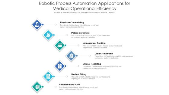 Robotic Process Automation Applications For Medical Operational Efficiency Ppt PowerPoint Presentation Inspiration Vector PDF Robotic Process Automation Applications For Medical Operational Efficiency Ppt PowerPoint Presentation Inspiration Vector PDF