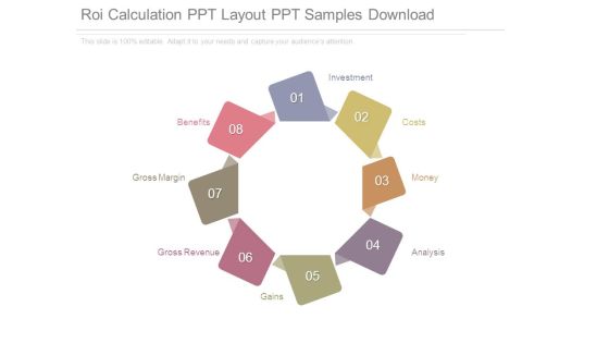 Roi Calculation Ppt Layout Ppt Samples Download