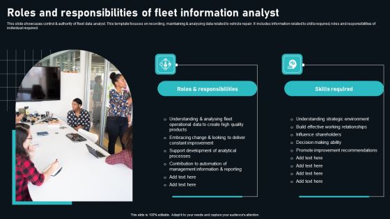 Roles And Responsibilities Of Fleet Information Analyst Professional PDF Roles And Responsibilities Of Fleet Information Analyst Professional PDF