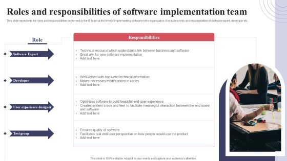 Roles And Responsibilities Of Software Implementation Team Application Deployment Project Plan Portrait PDF Roles And Responsibilities Of Software Implementation Team Application Deployment Project Plan Portrait PDF