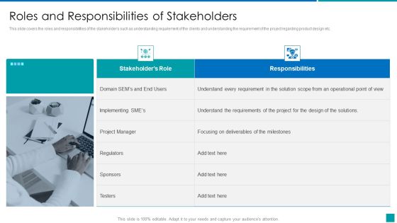 Roles And Responsibilities Of Stakeholders Sample PDF Roles And Responsibilities Of Stakeholders Sample PDF