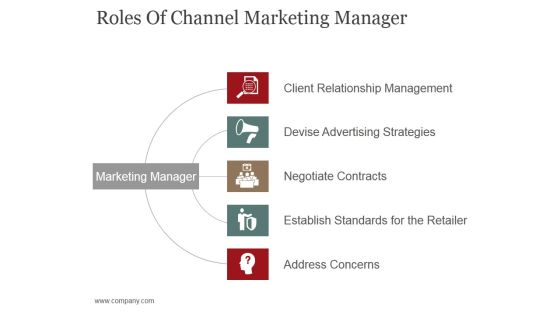 Roles Of Channel Marketing Manager Ppt PowerPoint Presentation Infographic Template Slides Roles Of Channel Marketing Manager Ppt PowerPoint Presentation Infographic Template Slides