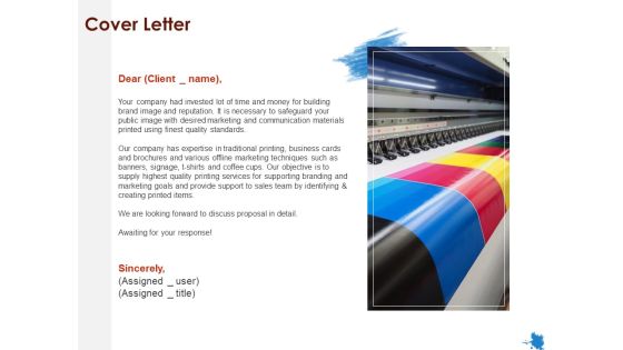 Rotary Press Printing Cover Letter Ppt Icon PDF Rotary Press Printing Cover Letter Ppt Icon PDF
