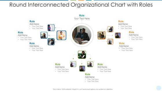 Round Interconnected Organizational Chart With Roles Download PDF Round Interconnected Organizational Chart With Roles Download PDF