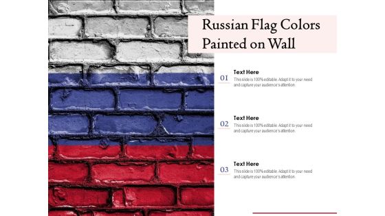 Russian Flag Colors Painted On Wall Ppt PowerPoint Presentation File Smartart PDF Russian Flag Colors Painted On Wall Ppt PowerPoint Presentation File Smartart PDF