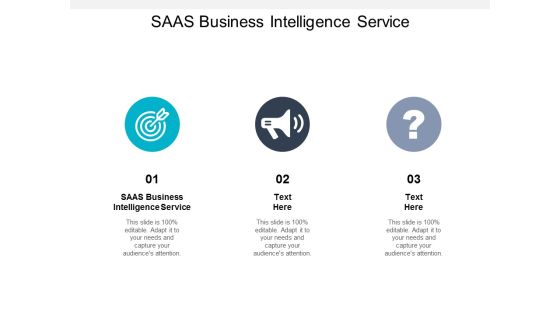 SAAS Business Intelligence Service Ppt PowerPoint Presentation Infographic Template Example Cpb