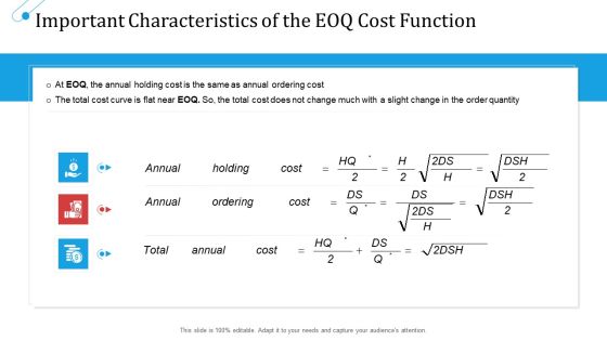 SCM Growth Important Characteristics Of The EOQ Cost Function Ppt Shapes PDF SCM Growth Important Characteristics Of The EOQ Cost Function Ppt Shapes PDF