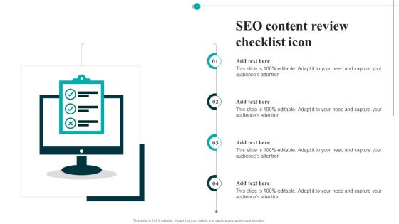 SEO Content Review Checklist Icon Template PDF SEO Content Review Checklist Icon Template PDF