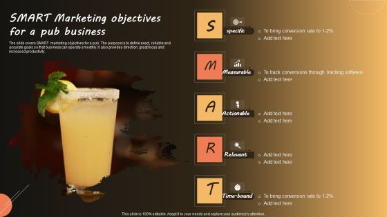 SMART Marketing Objectives For A Pub Business Pictures PDF SMART Marketing Objectives For A Pub Business Pictures PDF