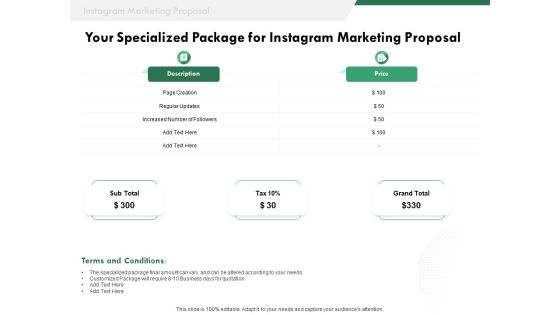 SMM Your Specialized Package For Instagram Marketing Proposal Ppt Show Aids PDF SMM Your Specialized Package For Instagram Marketing Proposal Ppt Show Aids PDF