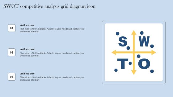 SWOT Competitive Analysis Grid Diagram Icon Graphics PDF SWOT Competitive Analysis Grid Diagram Icon Graphics PDF