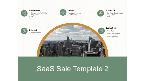 Saas Sale Template Marketing Ppt Powerpoint Presentation Gallery Sample