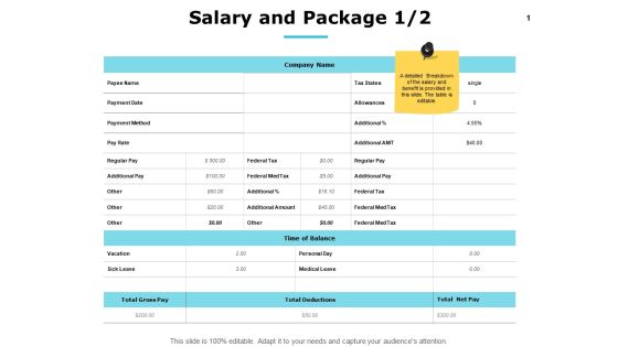 Salary And Package Method Ppt PowerPoint Presentation Ideas Pictures Salary And Package Method Ppt PowerPoint Presentation Ideas Pictures