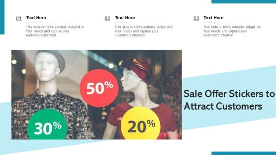 Sale Offer Stickers To Attract Customers Ppt Layouts Example File PDF