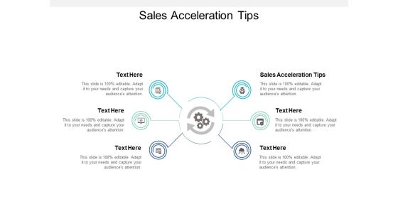 Sales Acceleration Tips Ppt PowerPoint Presentation Pictures Infographic Template