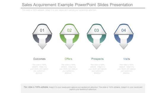 Sales Acquirement Example Powerpoint Slides Presentation