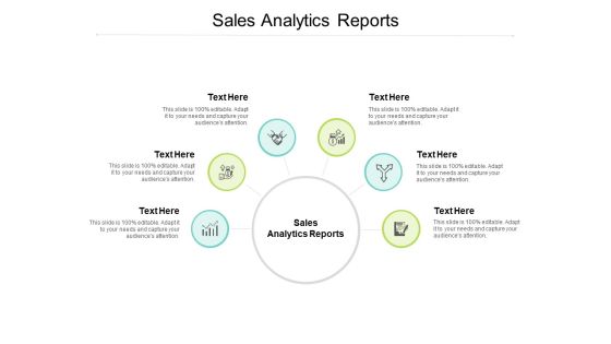Sales Analytics Reports Ppt PowerPoint Presentation Gallery Cpb