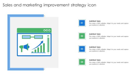 Sales And Marketing Improvement Strategy Icon Topics PDF Sales And Marketing Improvement Strategy Icon Topics PDF