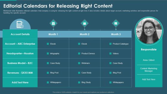 Sales And Promotion Playbook Editorial Calendars For Releasing Right Content Themes PDF Sales And Promotion Playbook Editorial Calendars For Releasing Right Content Themes PDF