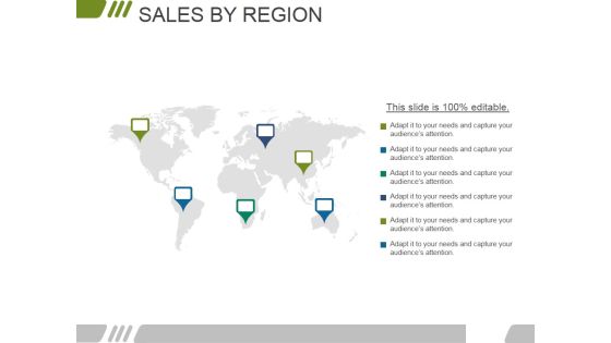 Sales By Region Ppt PowerPoint Presentation Example Sales By Region Ppt PowerPoint Presentation Example