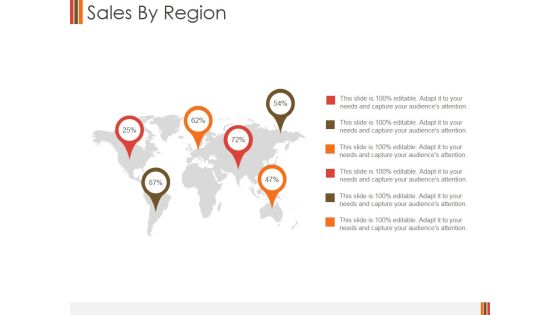 Sales By Region Ppt PowerPoint Presentation Inspiration Example Introduction Sales By Region Ppt PowerPoint Presentation Inspiration Example Introduction