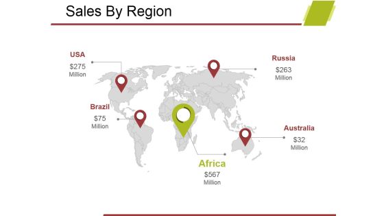 Sales By Region Ppt PowerPoint Presentation Summary Tips Sales By Region Ppt PowerPoint Presentation Summary Tips