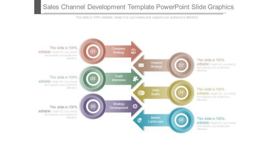Sales Channel Development Template Powerpoint Slide Graphics