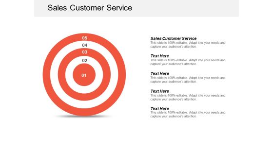 Sales Customer Service Ppt PowerPoint Presentation Ideas File Formats Cpb