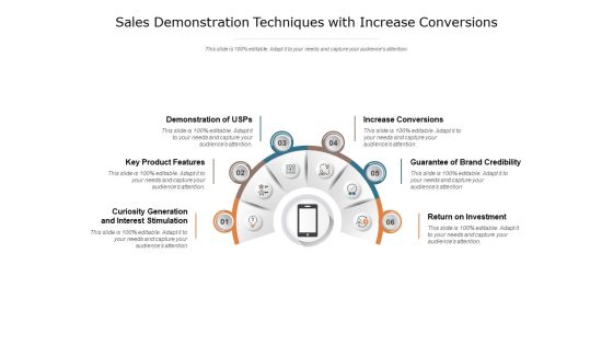 Sales Demonstration Techniques With Increase Conversions Ppt PowerPoint Presentation Outline Icon Sales Demonstration Techniques With Increase Conversions Ppt PowerPoint Presentation Outline Icon