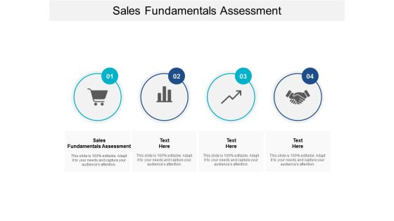 Sales Fundamentals Assessment Ppt PowerPoint Presentation Model Slideshow Cpb