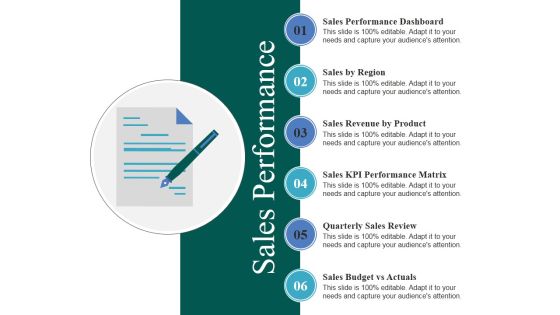 Sales Performance Ppt PowerPoint Presentation Infographics Visuals