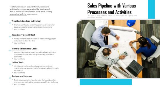 Sales Pipeline With Various Processes And Activities Ppt PowerPoint Presentation Gallery Brochure PDF Sales Pipeline With Various Processes And Activities Ppt PowerPoint Presentation Gallery Brochure PDF