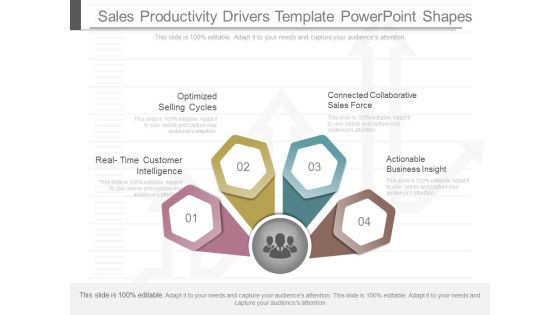 Sales Productivity Drivers Template Powerpoint Shapes Sales Productivity Drivers Template Powerpoint Shapes