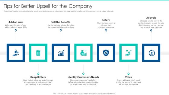 Sales Promotion Of Upgraded Product Through Upselling Tips For Better Upsell For The Company Download PDF