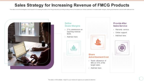 Sales Strategy For Increasing Revenue Of FMCG Products Formats PDF Sales Strategy For Increasing Revenue Of FMCG Products Formats PDF