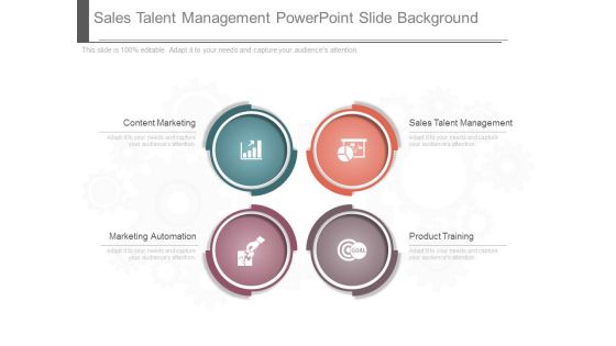 Sales Talent Management Powerpoint Slide Background