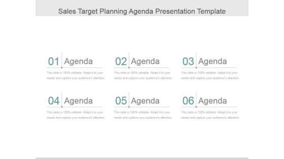 Sales Target Planning Agenda Ppt PowerPoint Presentation Samples Sales Target Planning Agenda Ppt PowerPoint Presentation Samples