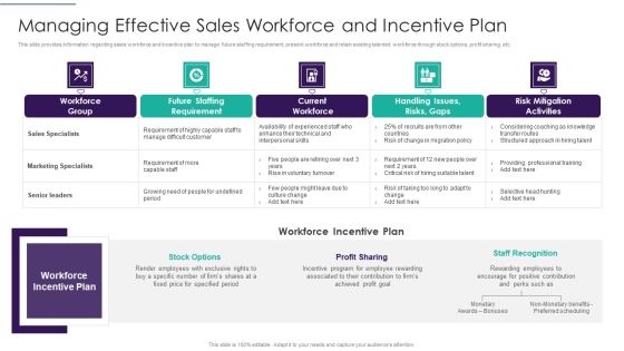 Sales Techniques Playbook Managing Effective Sales Workforce And Incentive Plan Ideas PDF Sales Techniques Playbook Managing Effective Sales Workforce And Incentive Plan Ideas PDF