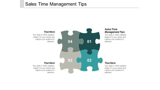 Sales Time Management Tips Ppt PowerPoint Presentation Summary Portrait Cpb